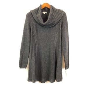 Style & Co 0X Gray Cowl Neck Sweater 1O410